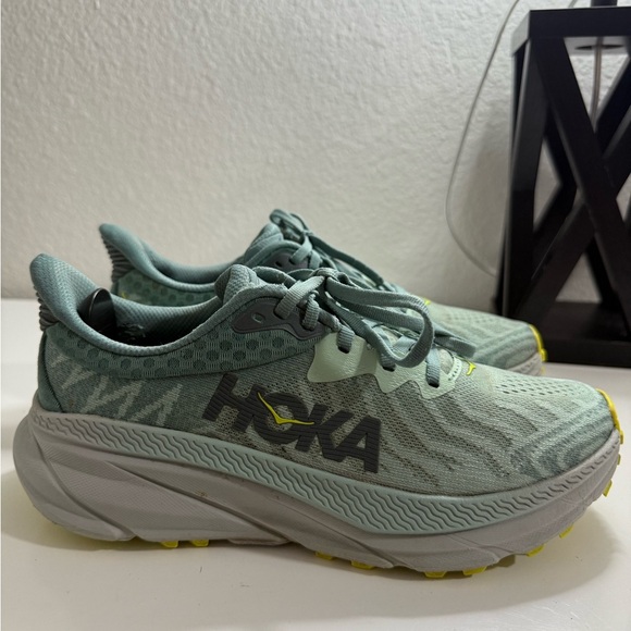 Hoka challenger atr 7Women's Athletic Shoes in Teal and Gray - Picture 3 of 12